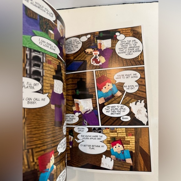 Kids Quest for the Golden Apple Minecraft Graphic Novel by Megan Miller - Picture 5 of 5